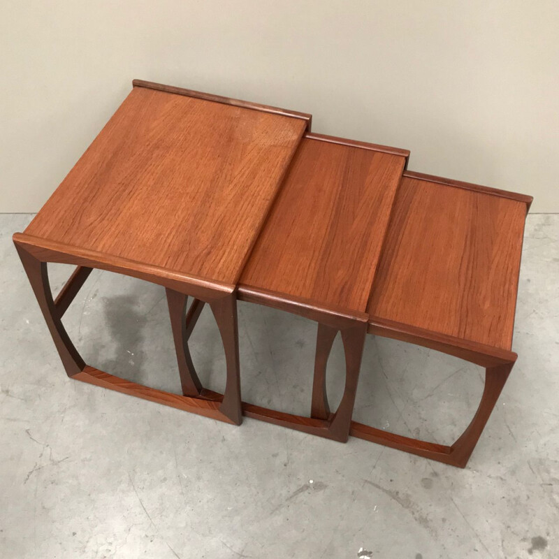 Vintage G Plan nesting tables by Victor Wilkins