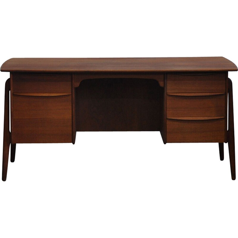 Vintage danish desk for Sigurd Hansen in teakwood 1950