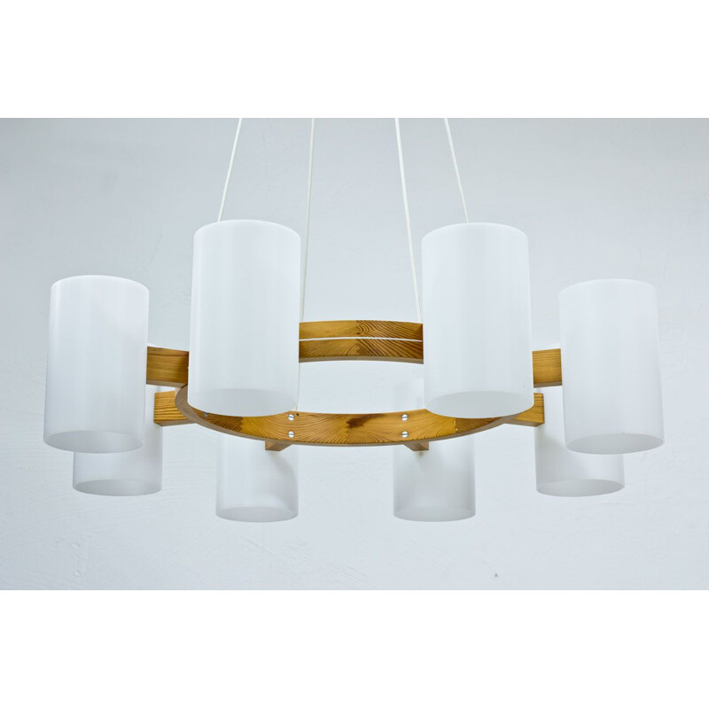 Candelabro vintage com pouco desgaste por Uno e Östen Kristiansson para Luxus, Suécia 1960