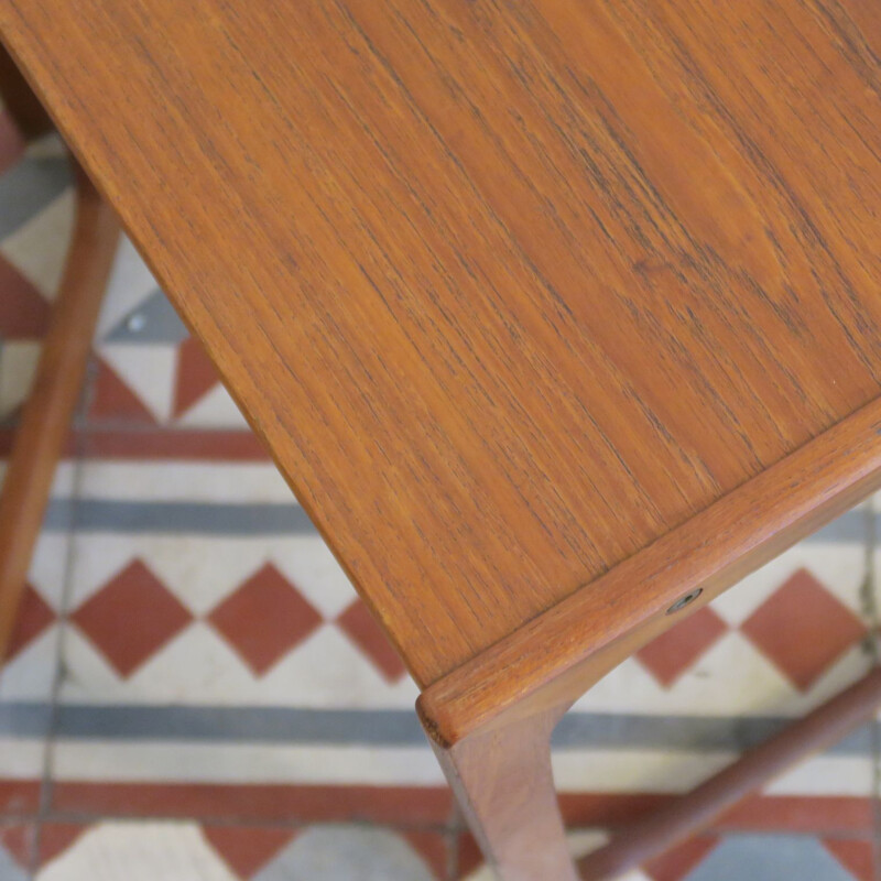 Set of vintage danish nesting tables in teakwood 1960