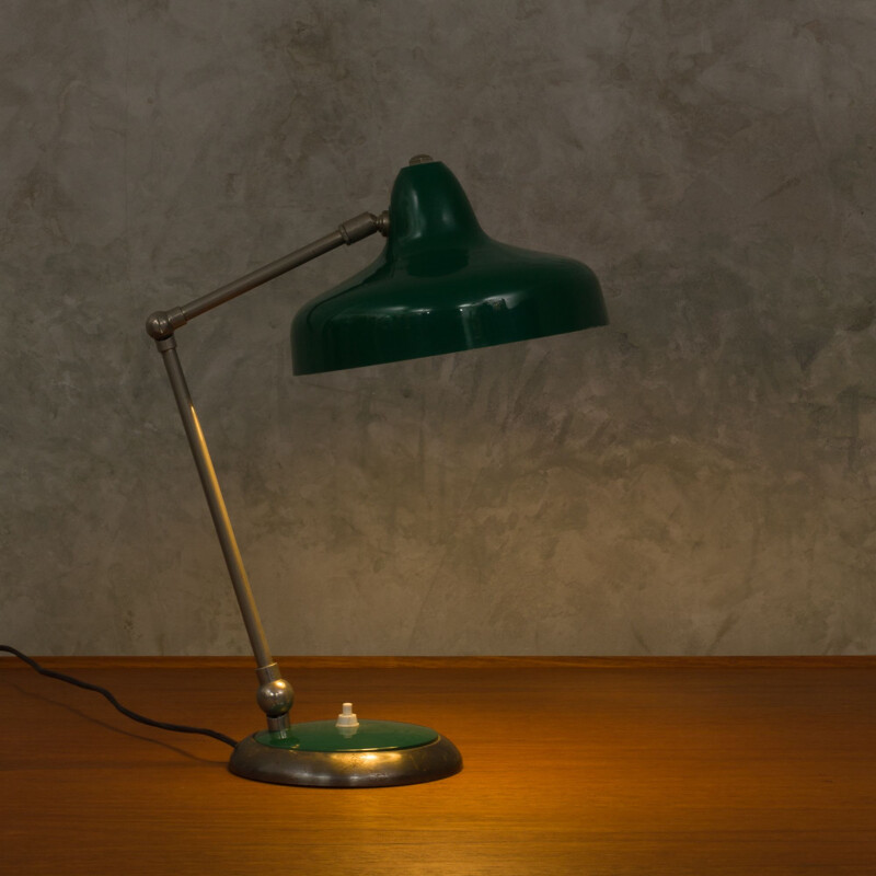 Vintage Italian lamp desk by Stilux,1960