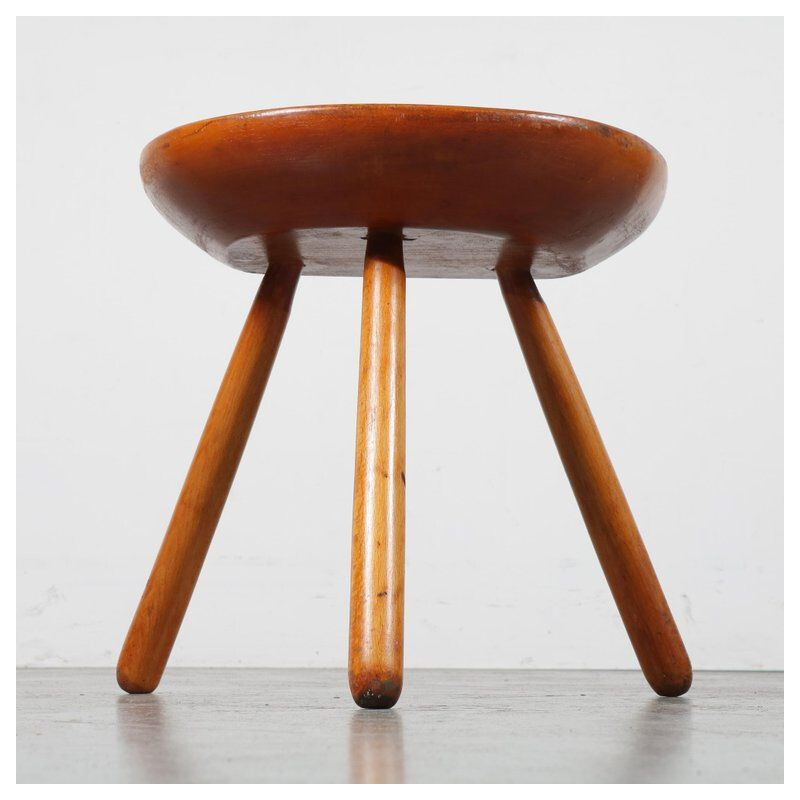 Vintage stool by Arne Hovmand Olsen, Denmark, 1950