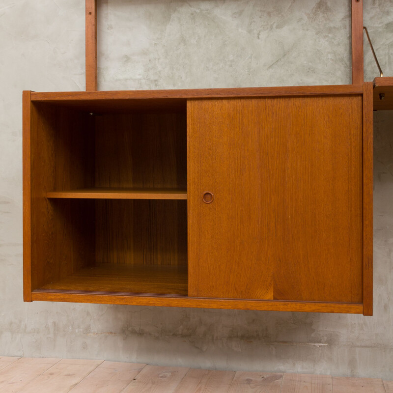 Vintage wall unit with a desk system by Poul Cadovius,1960
