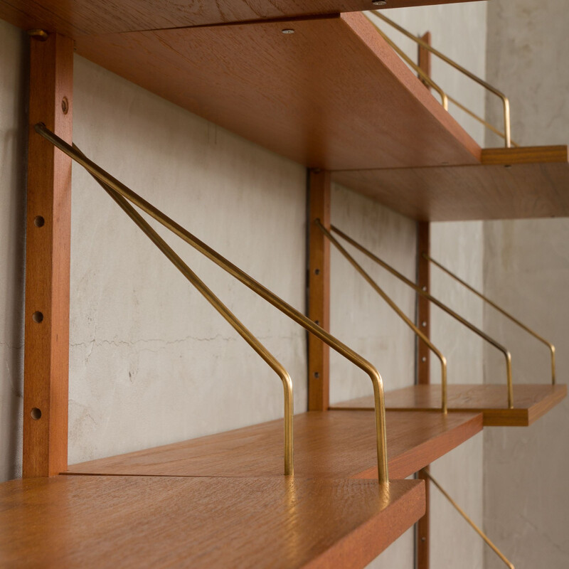 Vintage wall unit with a desk system by Poul Cadovius,1960