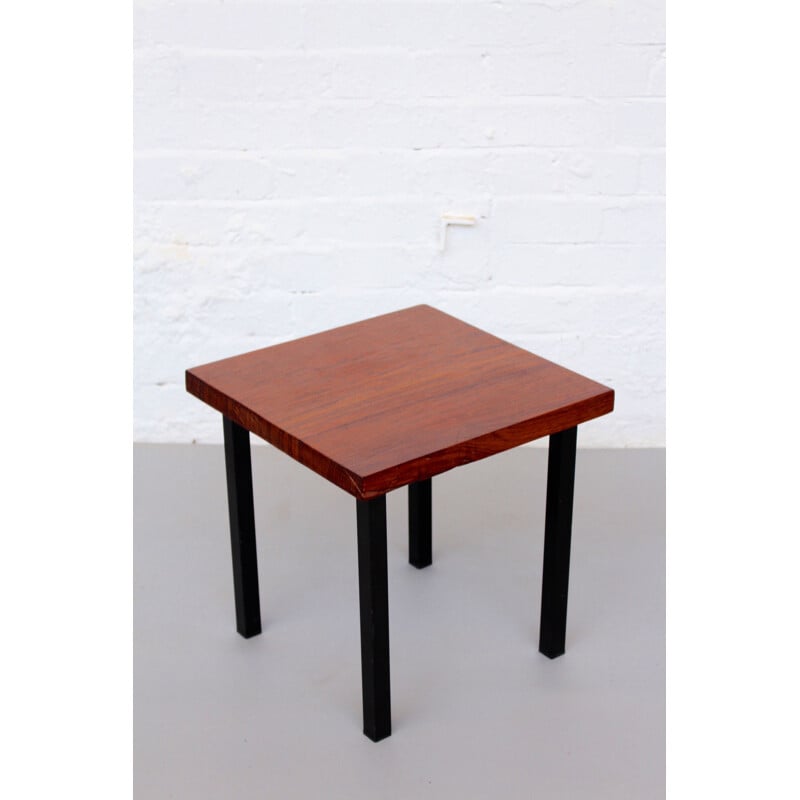 Table d'appoint vintage scandinave en teck 1960