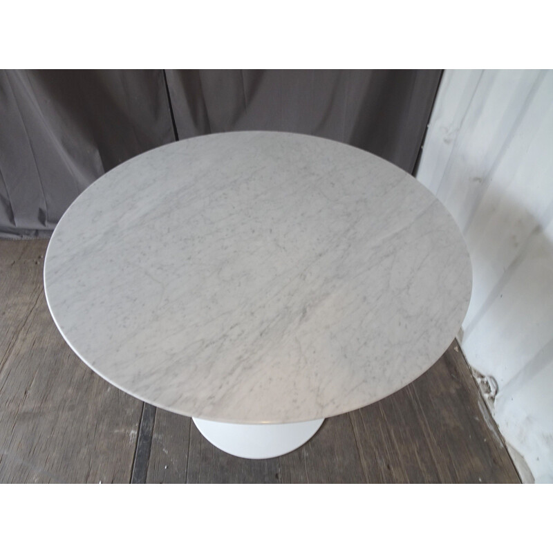 Table vintage Knoll Saarinen en marbre