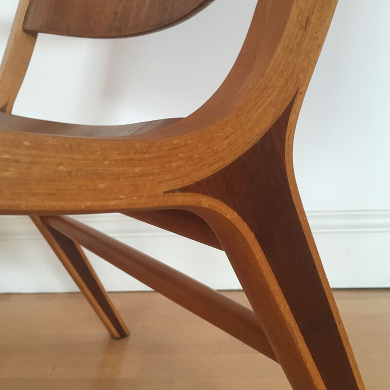Vintage Ax chair by Peter Hvidt and Orla Molgaard-Nielsen for Fritz Hansen