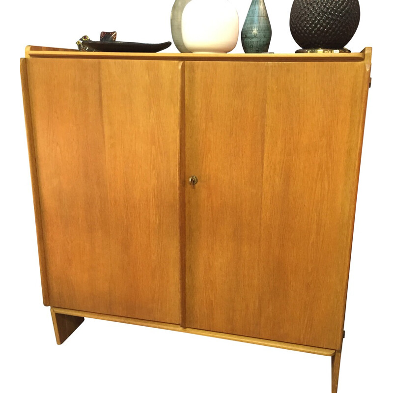 Arhec sideboard in oakwood, Marcel GASCOIN - 1950s