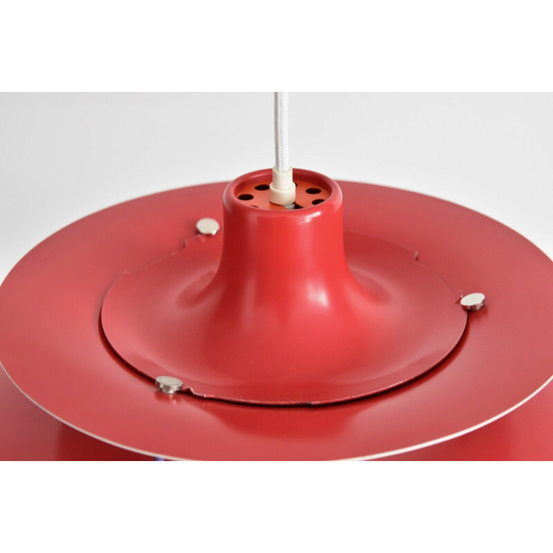 Vintage hanging lamp red PH5 by Poul Henningsen for Louis Poulsen Denmark