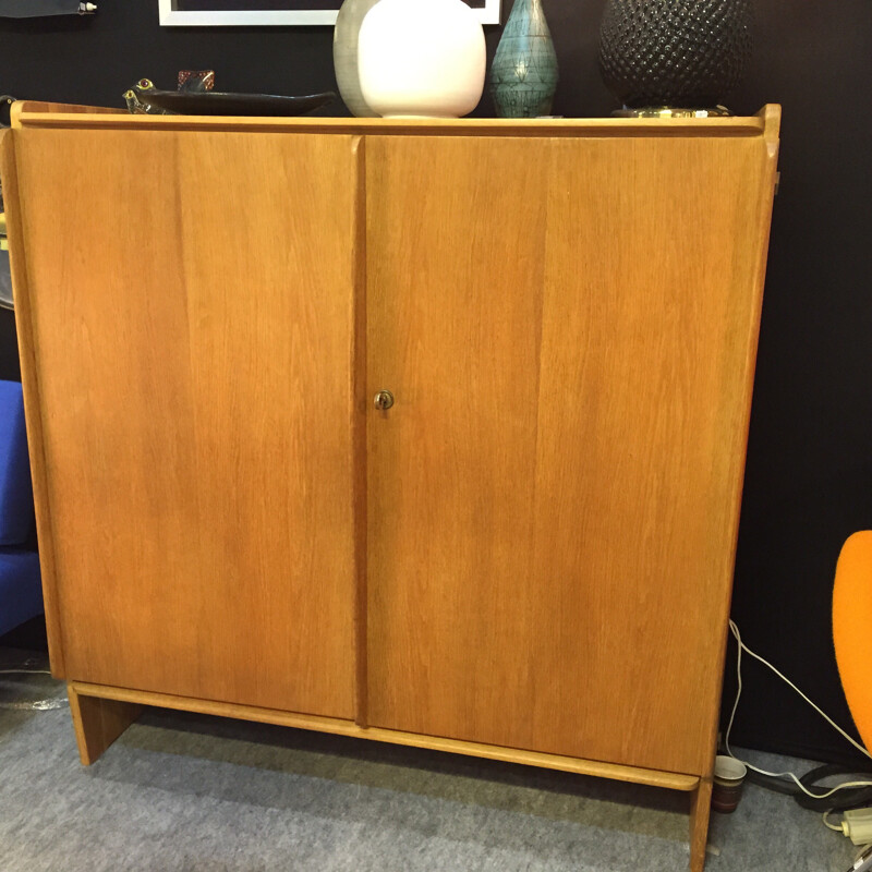 Arhec sideboard in oakwood, Marcel GASCOIN - 1950s