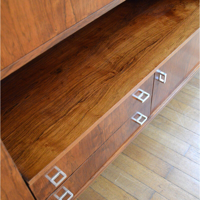 Vintage sideboard in rosewood by Oswald Vermaercke for V-Form 1960s