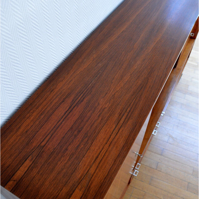 Vintage sideboard in rosewood by Oswald Vermaercke for V-Form 1960s