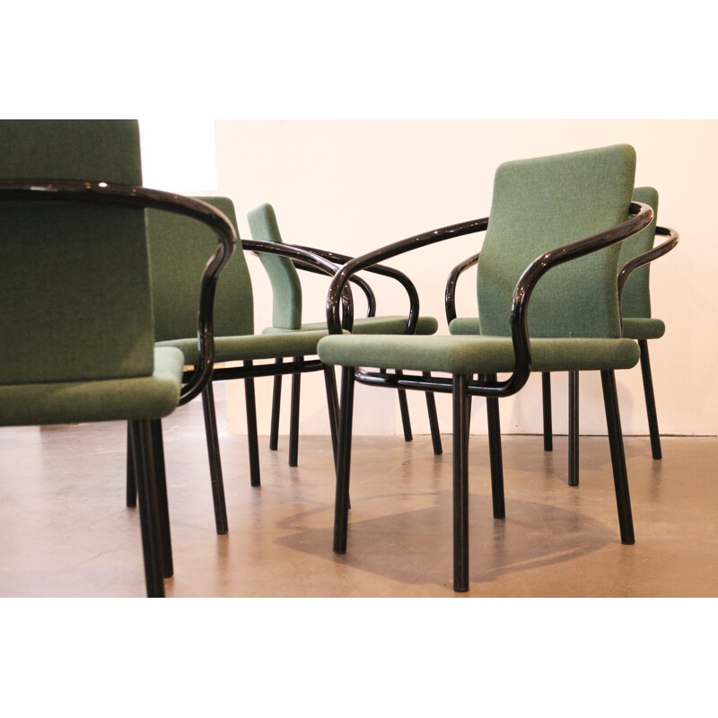 Knoll set of 5 Mandarin chairs, Ettore SOTTSASS - 1987