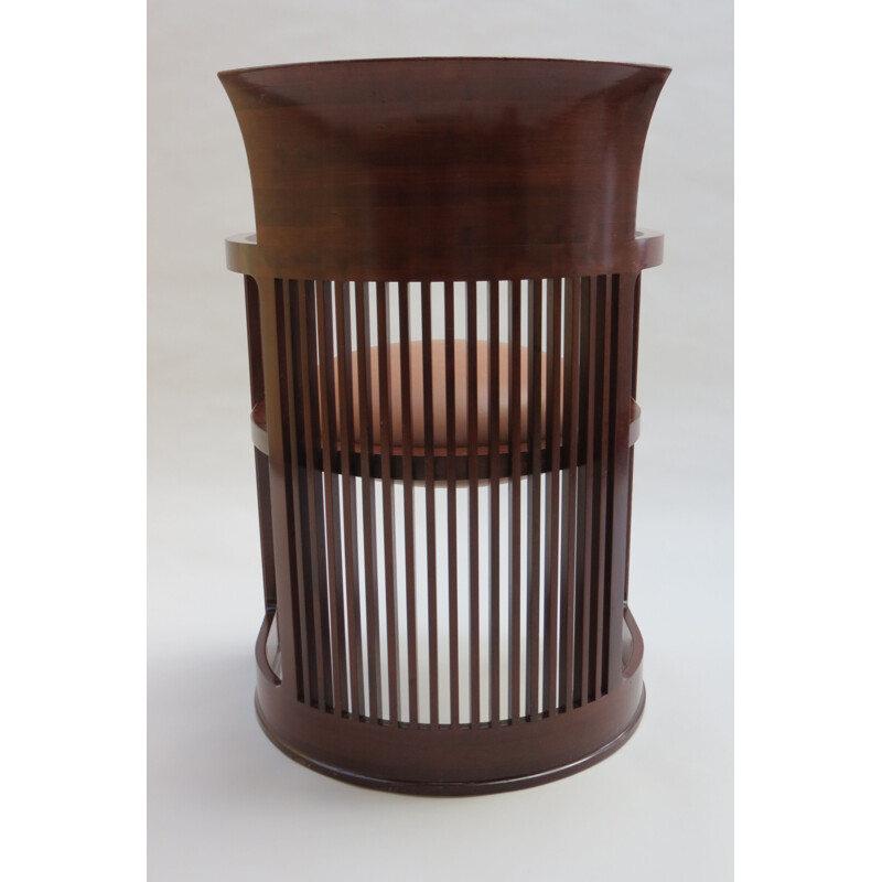 Chaise vintage Barrel 606 par Frank Lloyd Wright pour Cassina