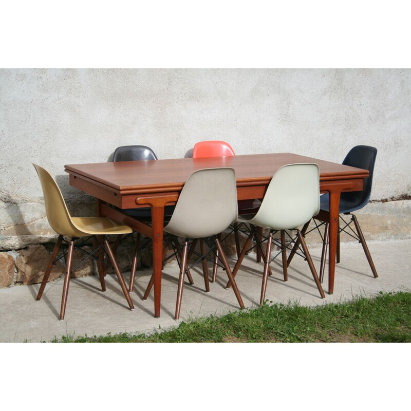 Vintage danish table for Ivan Gern in teak 1960