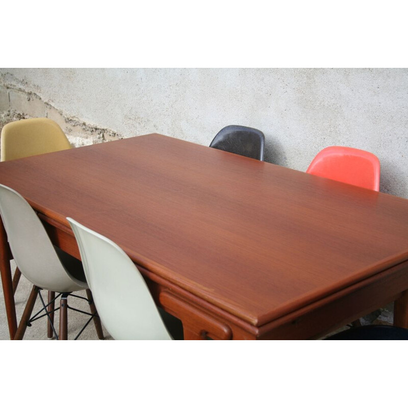 Vintage danish table for Ivan Gern in teak 1960