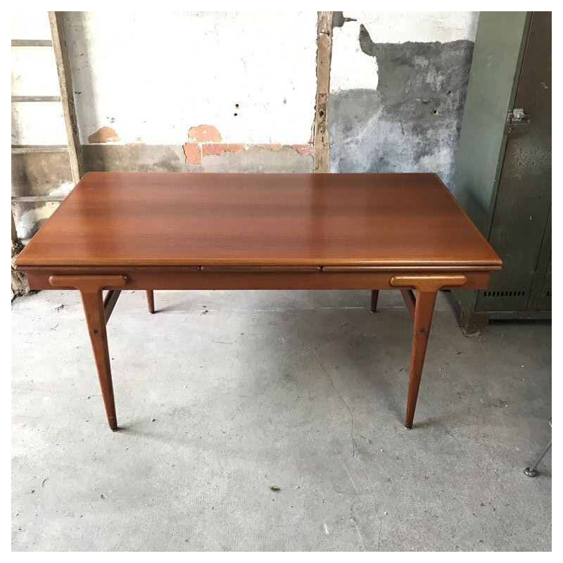 Vintage danish table for Ivan Gern in teak 1960