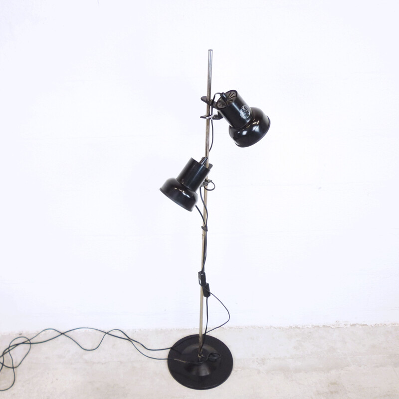 Vintage metal and plastic floor lamp by Swedese