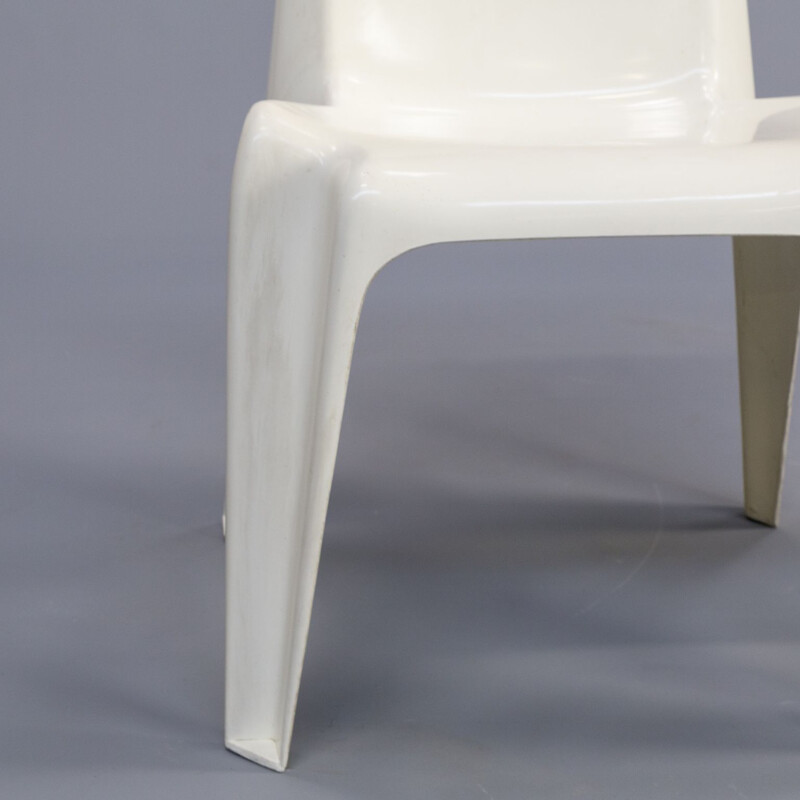 Pair of white BA1171 chairs by Helmut Bätzner