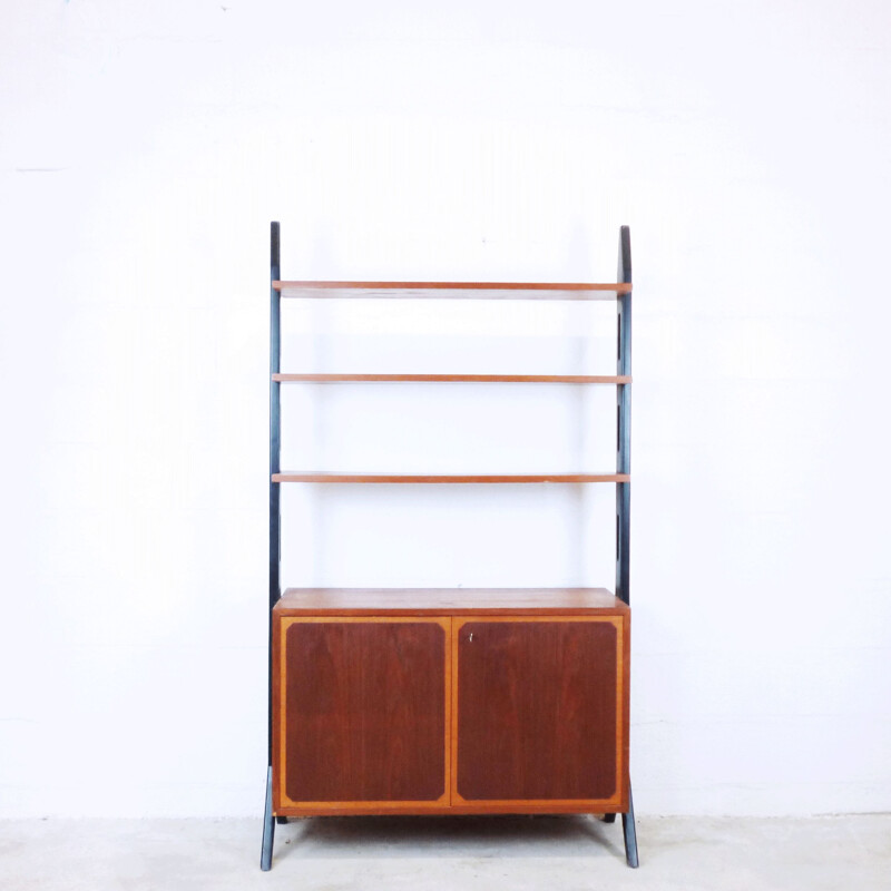 Vintage Scandinavian teak bookcase