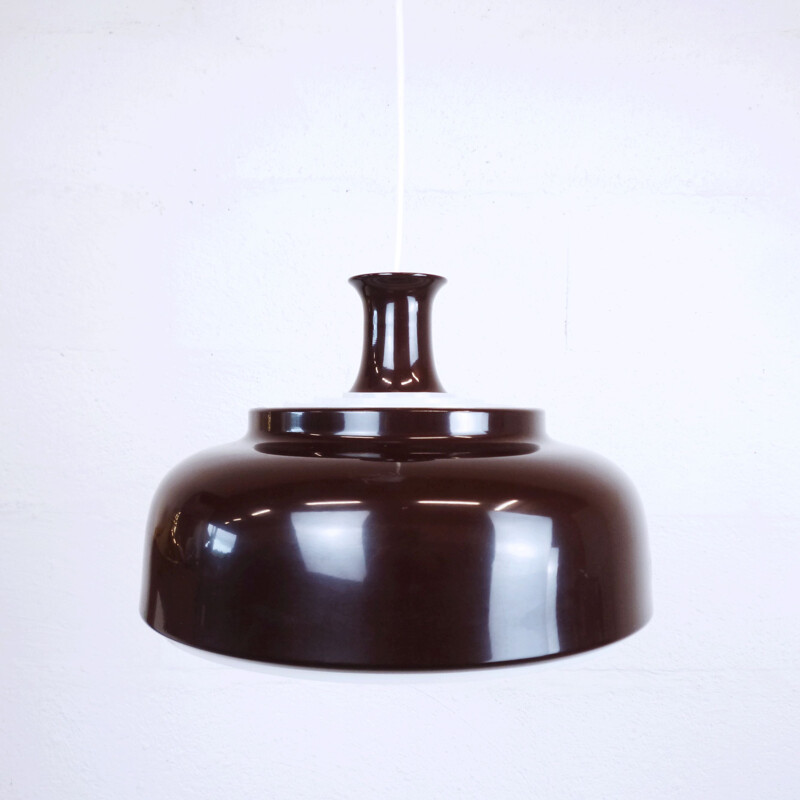 Vintage Swedish pendant lamp in metal