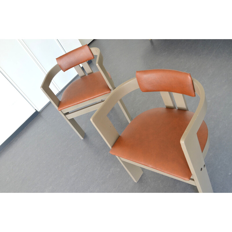 Pair of armchairs, Afra & Tobia SCARPA - 1950s