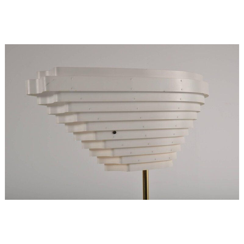 Vintage Floor Lamp by Alvar Aalto for Valaistustyö 1956 Finland