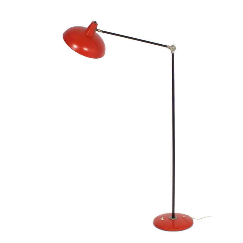 Vintage floor lamp by J.J.M. Hoogervorst for Anvia