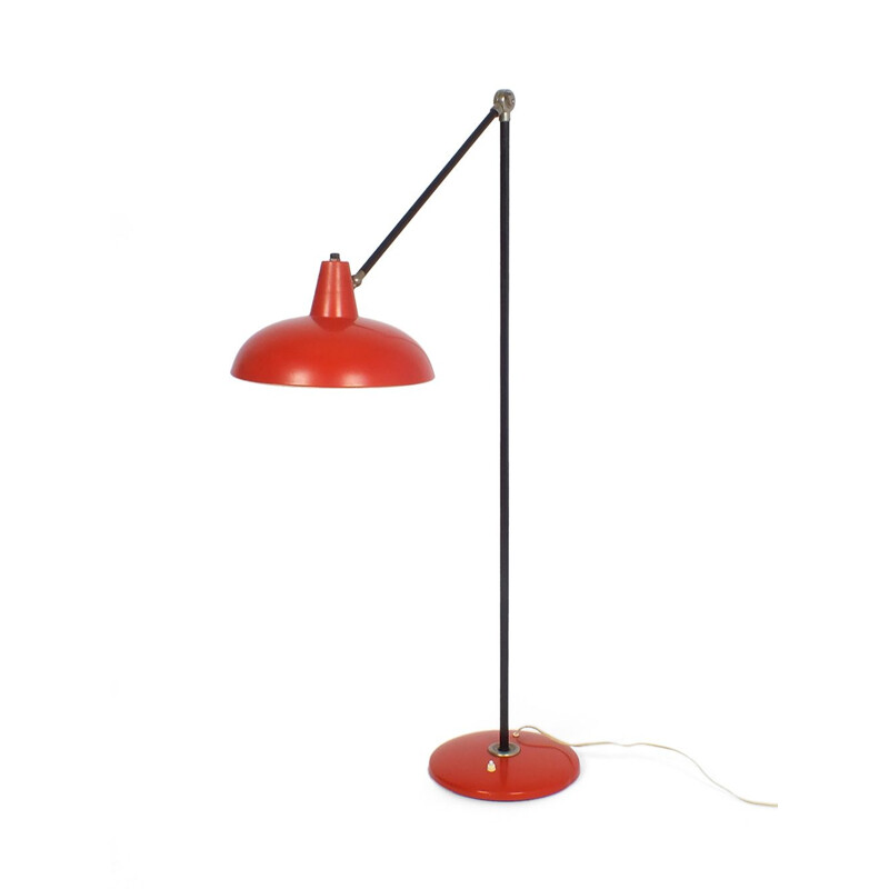 Vintage floor lamp by J.J.M. Hoogervorst for Anvia