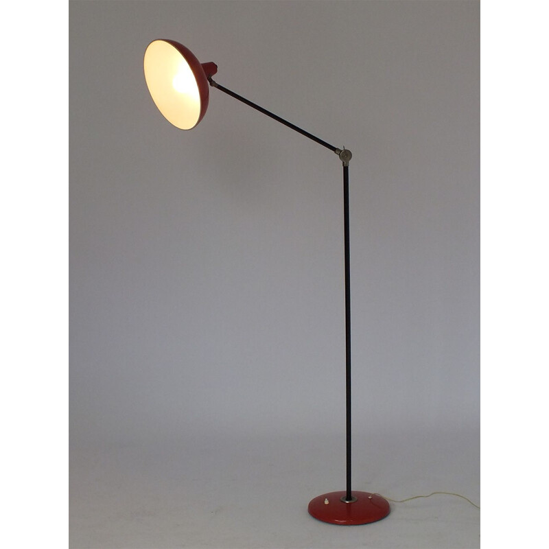 Vintage floor lamp by J.J.M. Hoogervorst for Anvia