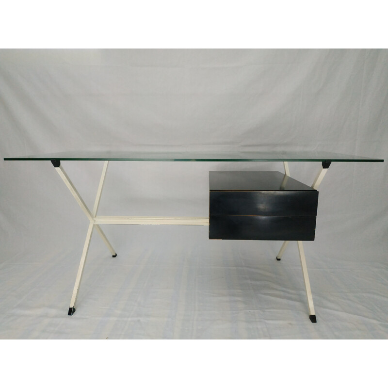 Bureau vintage modèle N80D par Franco Albini pour Knoll années 70