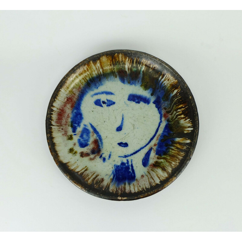 Vintage Bowl Dish in ceramic by Lluis Castaldo Majorca