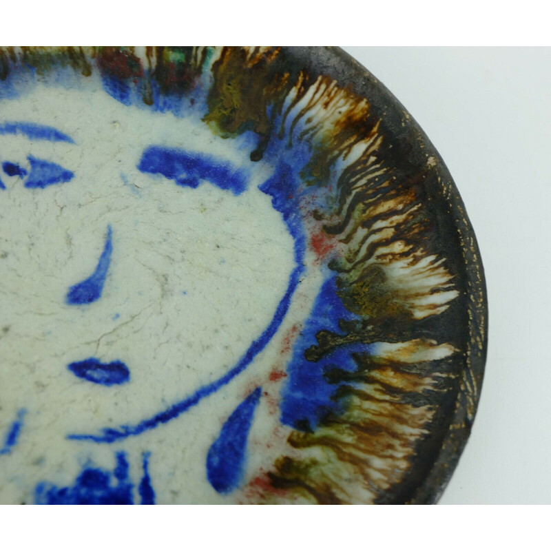 Vintage Bowl Dish in ceramic by Lluis Castaldo Majorca