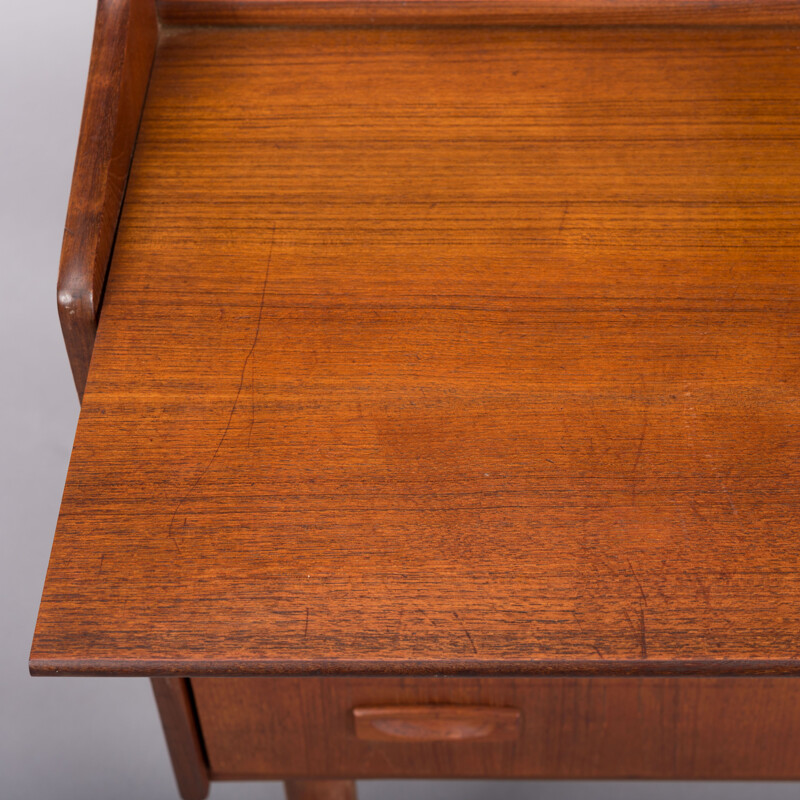 Vintage Danish secretary in teak