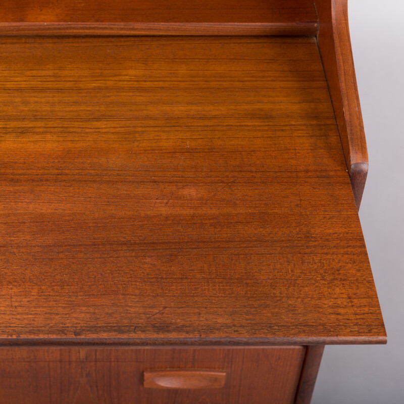 Vintage Danish secretary in teak