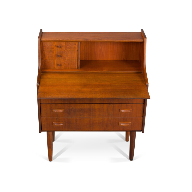 Vintage Danish secretary in teak