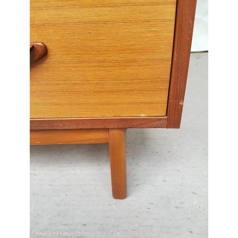 Vintage wall bookcase in teak by Stonehill