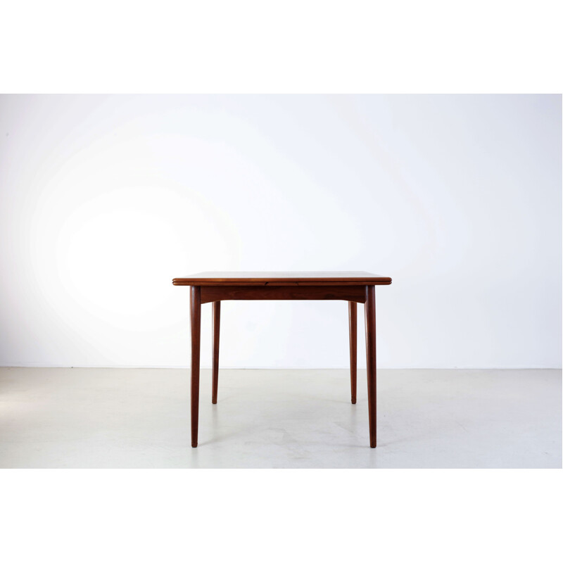 Scandinavian extendable teak table