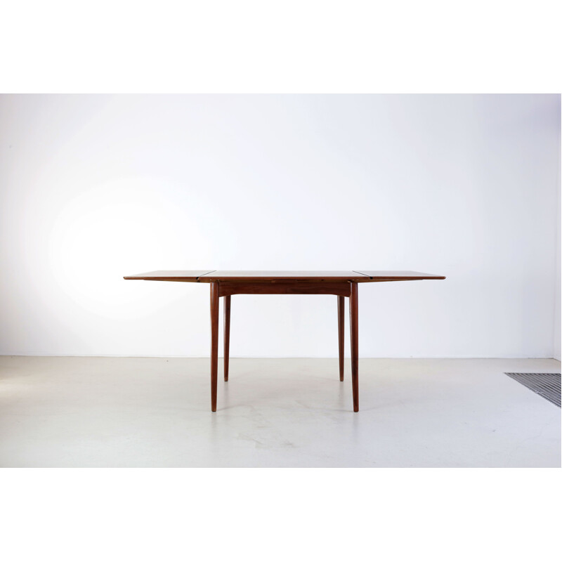 Scandinavian extendable teak table