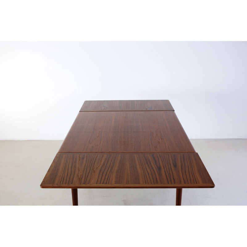 Scandinavian extendable teak table