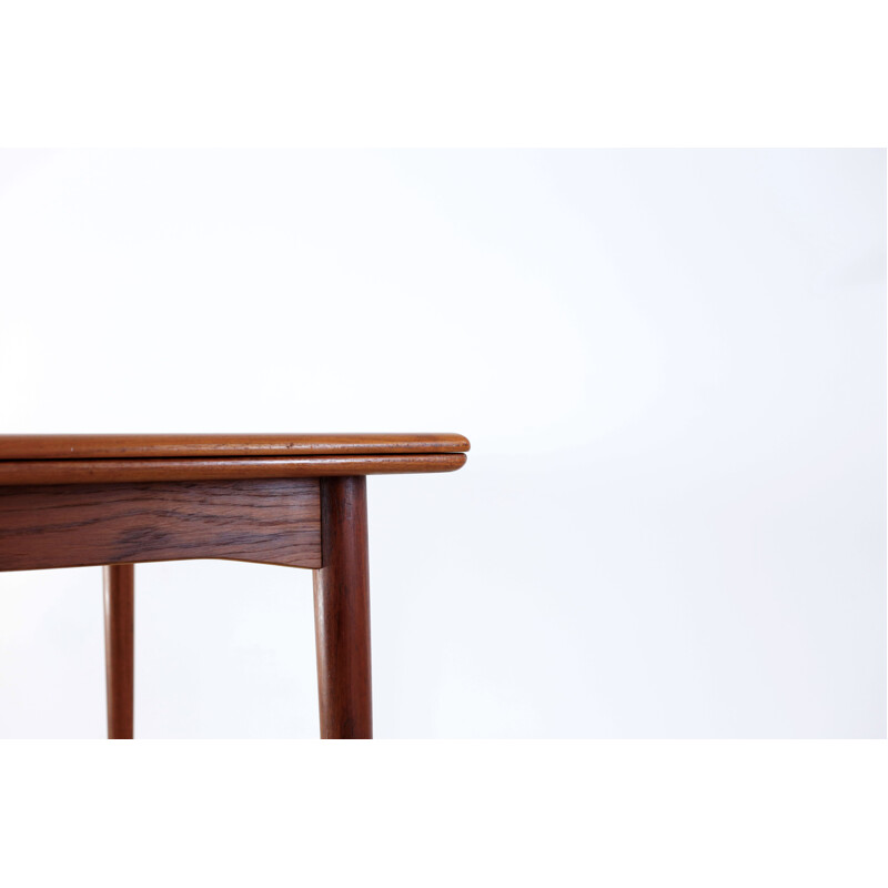 Scandinavian extendable teak table