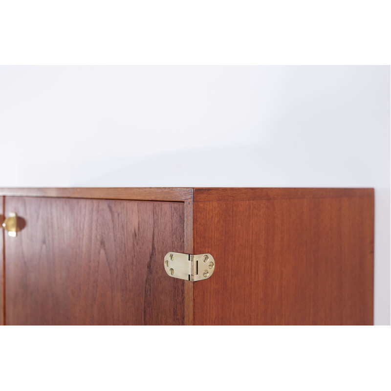 Danish teak and brass sideboard by Peter Løvig Nielsen