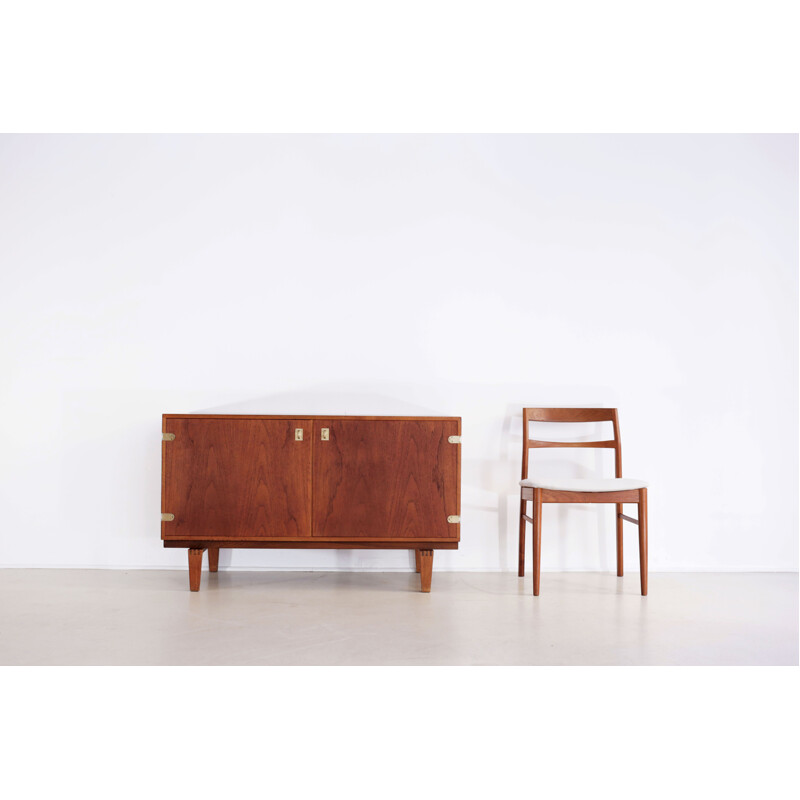 Danish teak and brass sideboard by Peter Løvig Nielsen