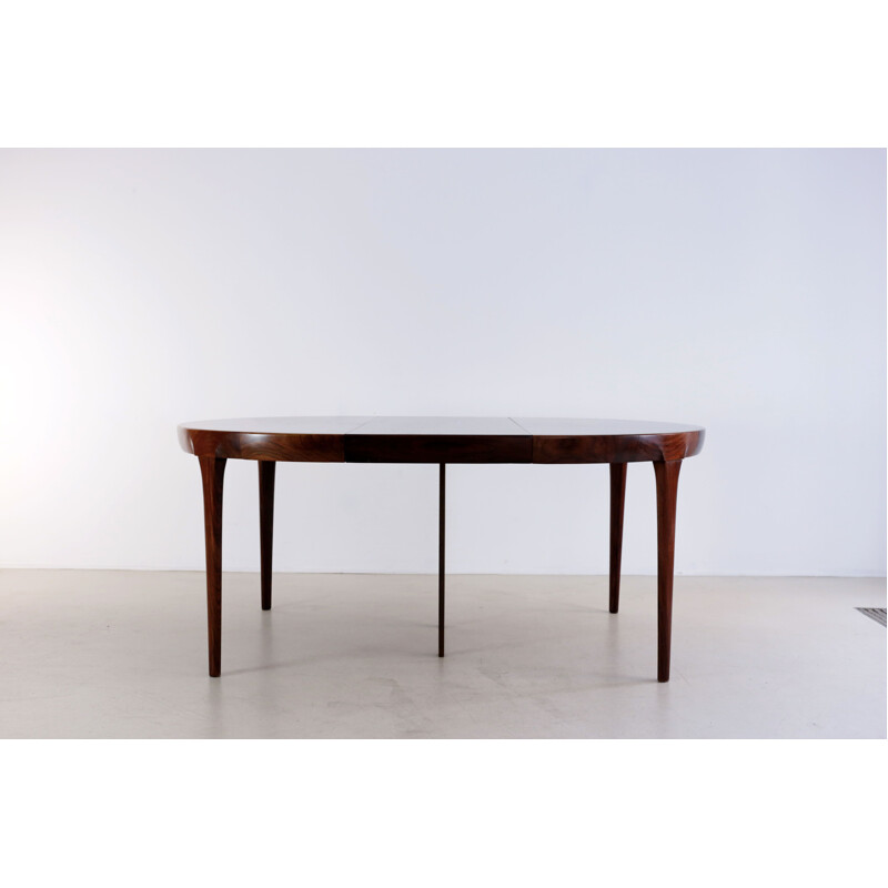 Rosewood round table by Ib Kofod-Larsen