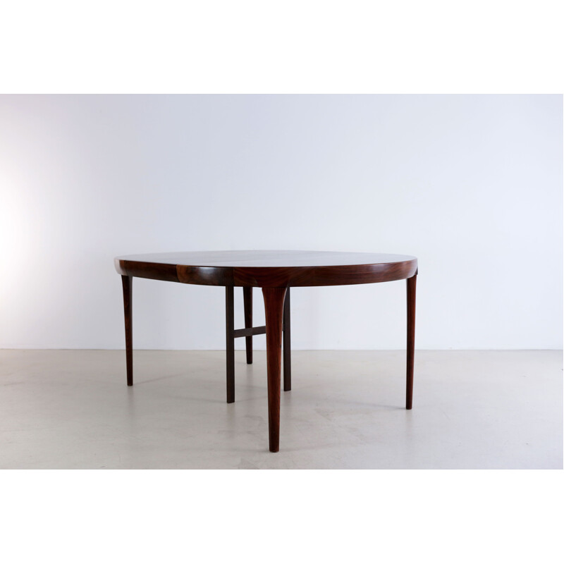 Rosewood round table by Ib Kofod-Larsen