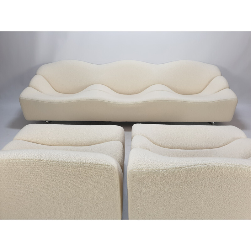 White ABCD sofa set by Pierre Paulin for Artifort