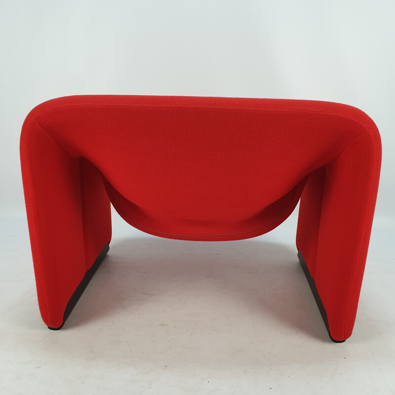 F598 Groovy red lounge chair by Pierre Paulin for Artifort