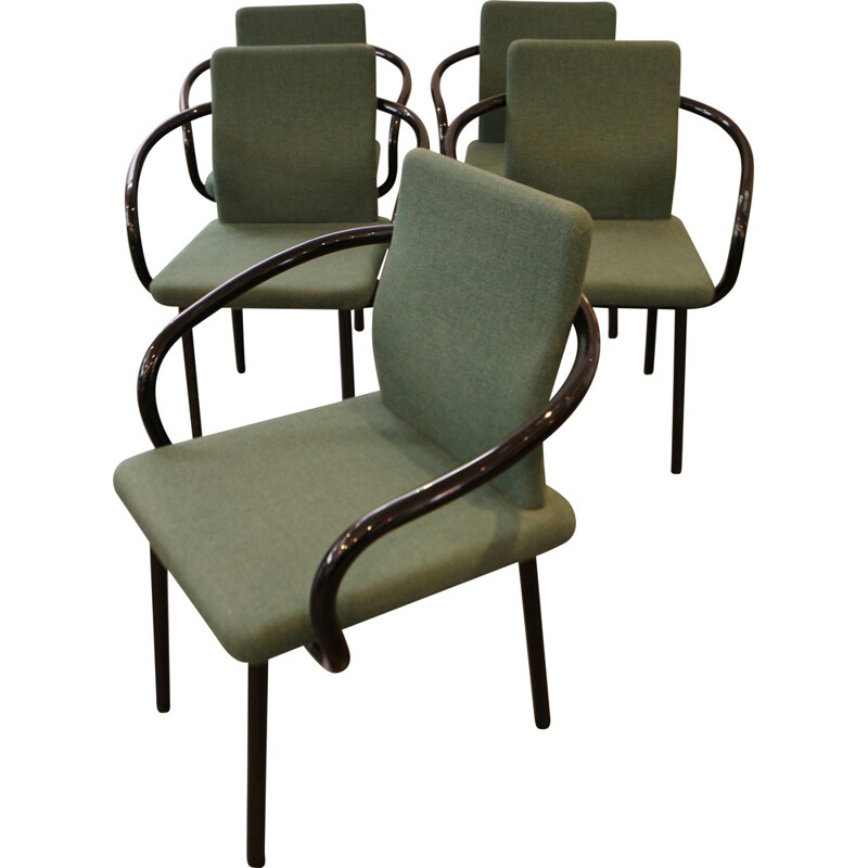 Knoll set of 5 Mandarin chairs, Ettore SOTTSASS - 1987