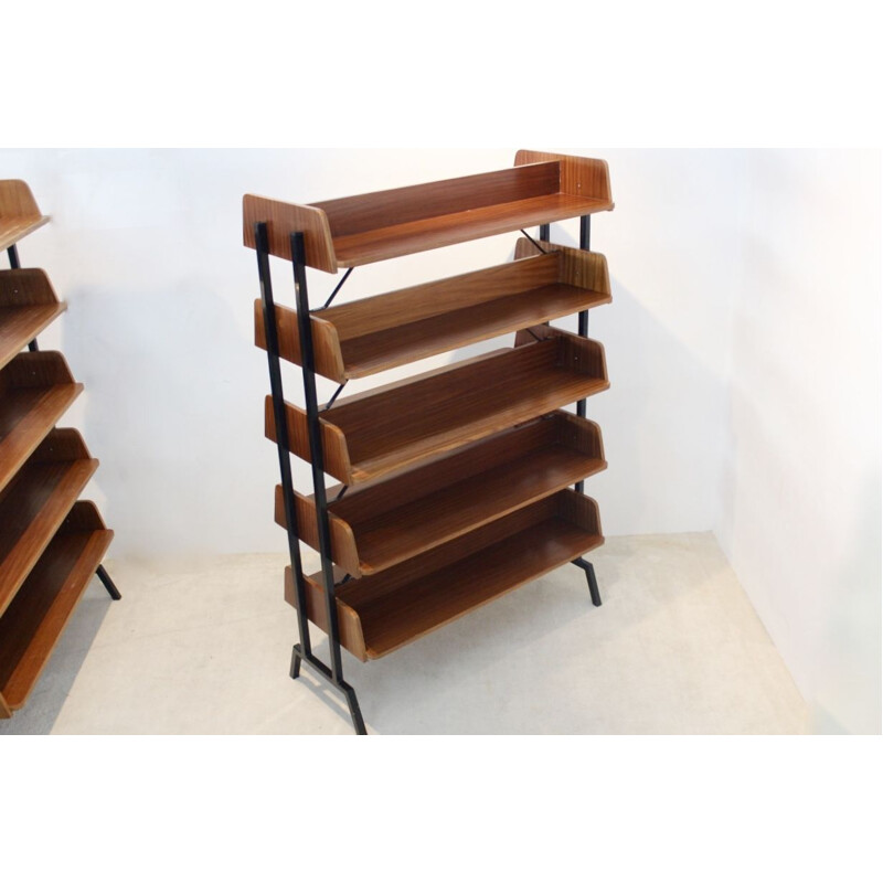 Vintage teak bookcase, The Netherlands 1960