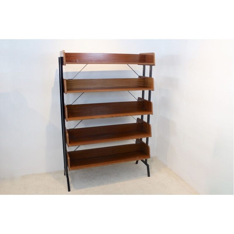 Vintage teak bookcase, The Netherlands 1960